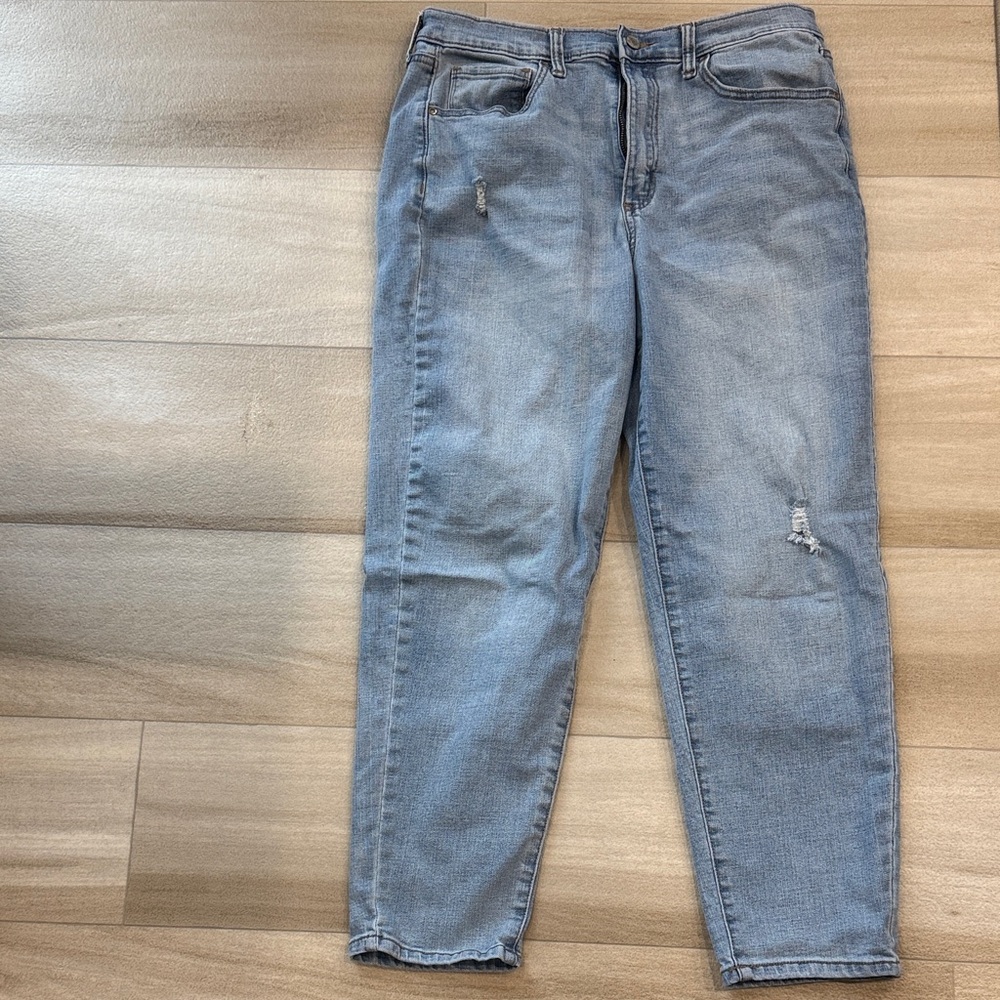 Casual Blue Boyfriend Jeans